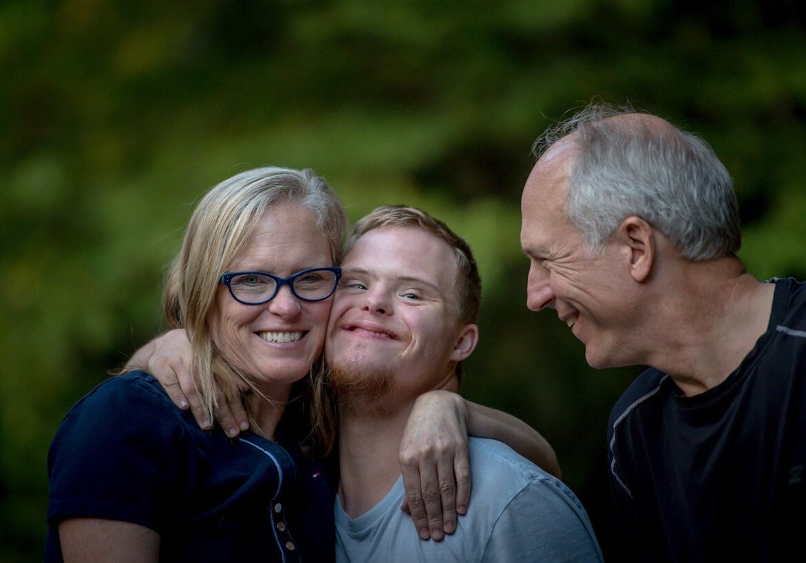 Family spending time outdoors together